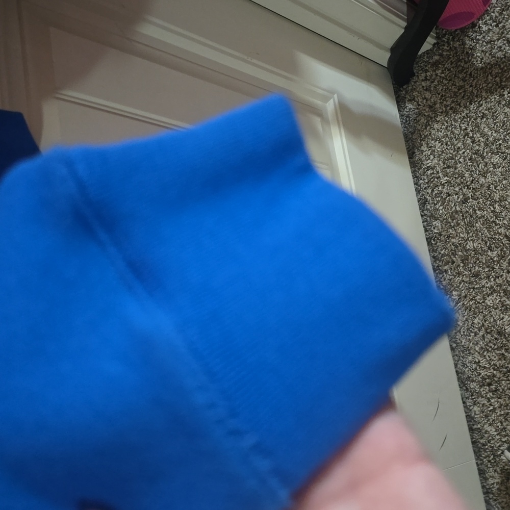 Express Mens Blue Hoodie - Picture 5 of 6